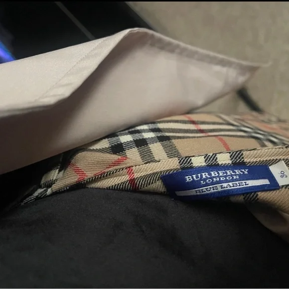 スカート BURBERRY LONDON BLUE LABEL BURBERRY BLUE LABELデニム スカート - メルカリ